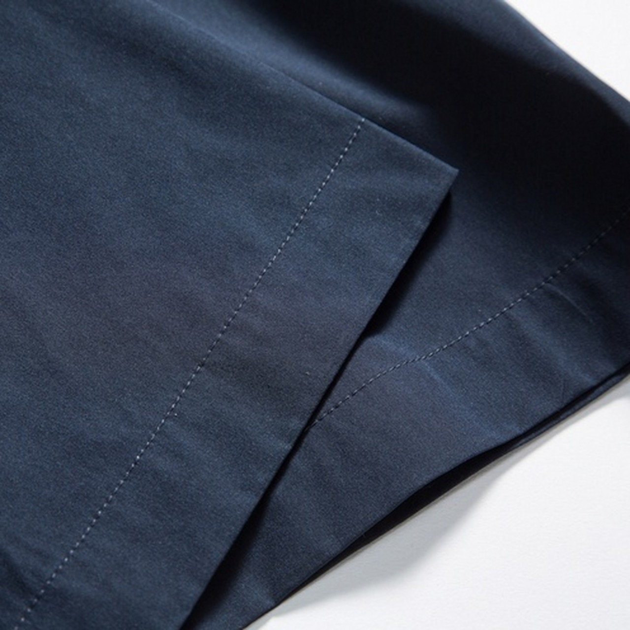 utility shirt with belt short sleeve button-down patch pocket ◇2color H0433