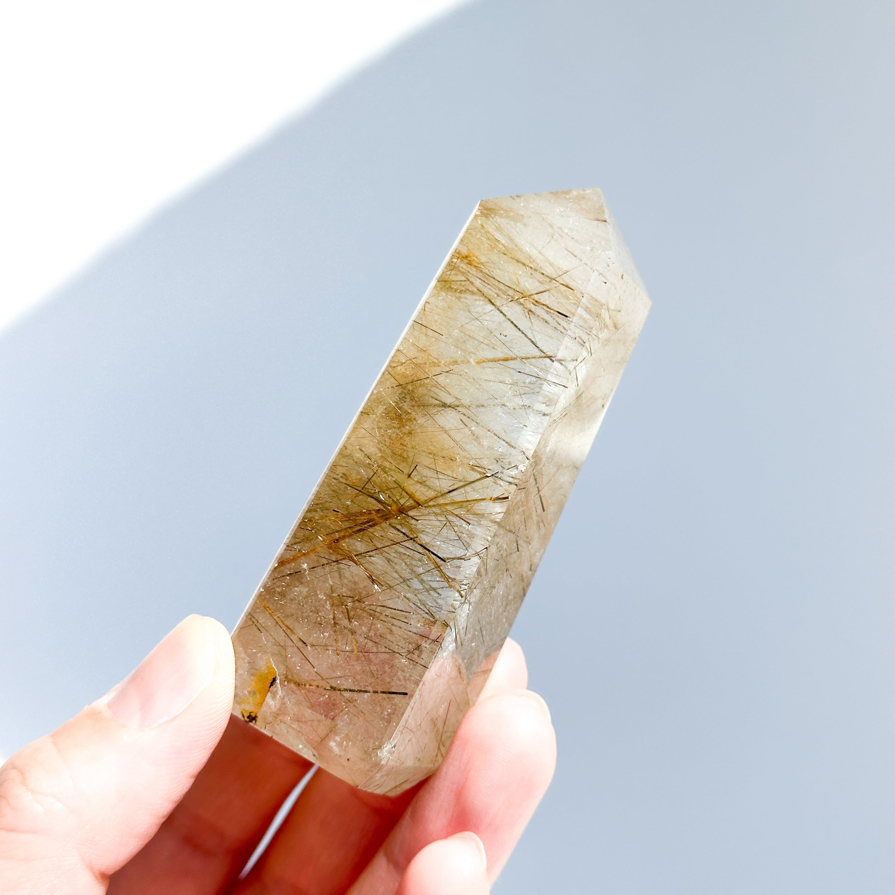 マルチルチルクォーツ タワー 01◇ Multi-Rutile Quartz ◇天然石