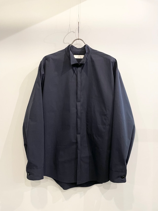 T/f Lv3 typewriter wing collar shirt - deep sea