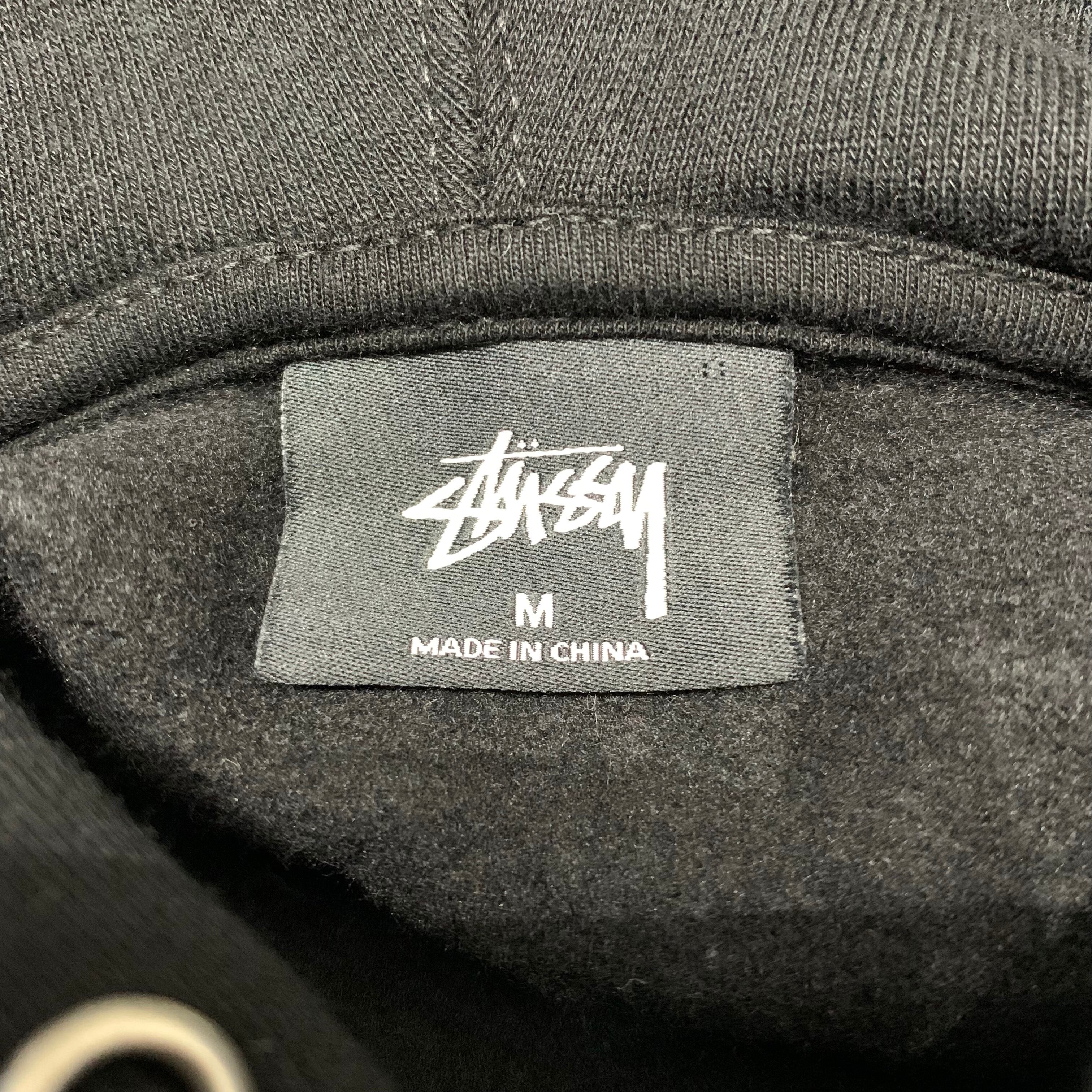 日本未発売！【stussy】ライオン金刺繍ロゴデザインスウェットパーカー