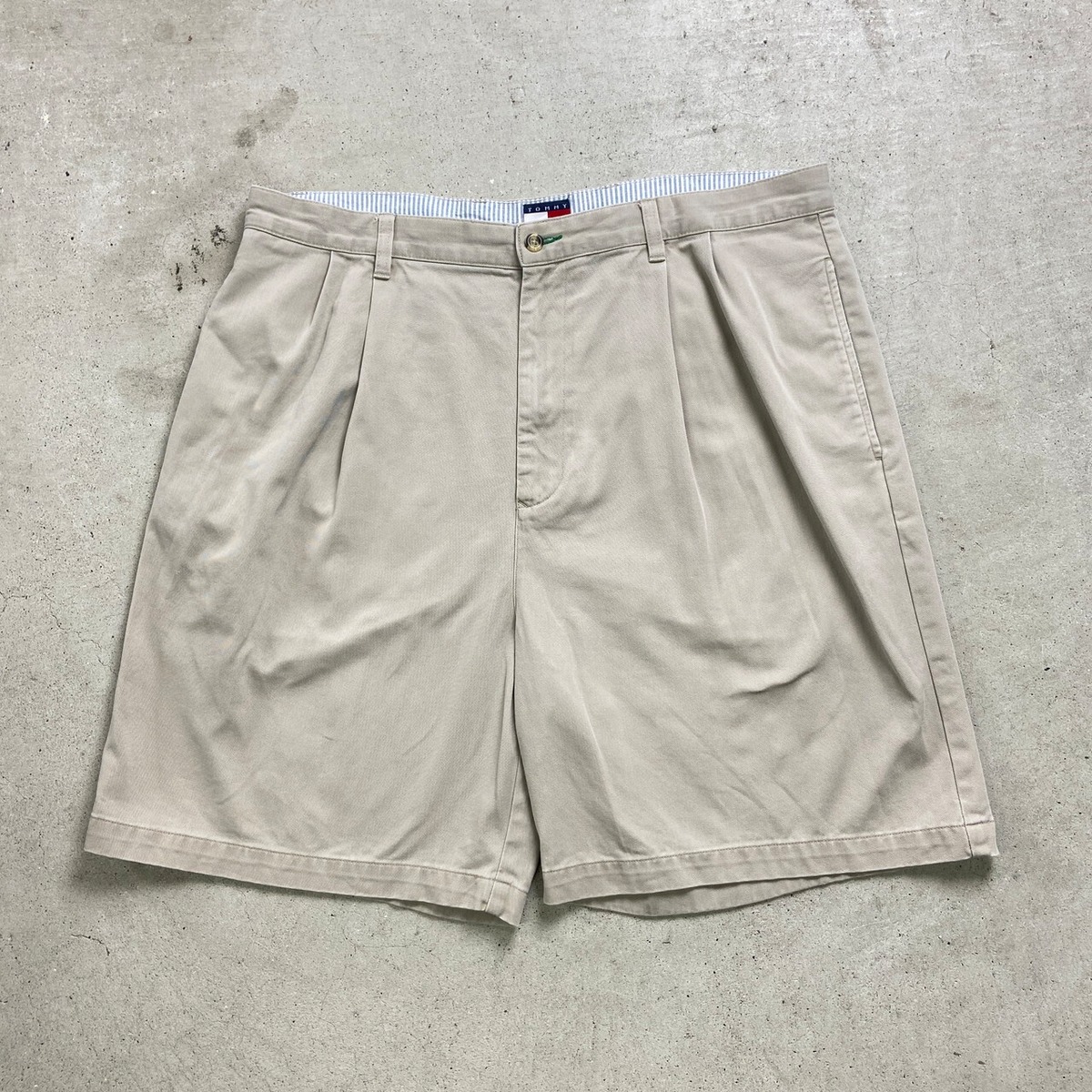 90年代 TOMMY HILFIGER トミーヒルフィガー 2タック チノショート 