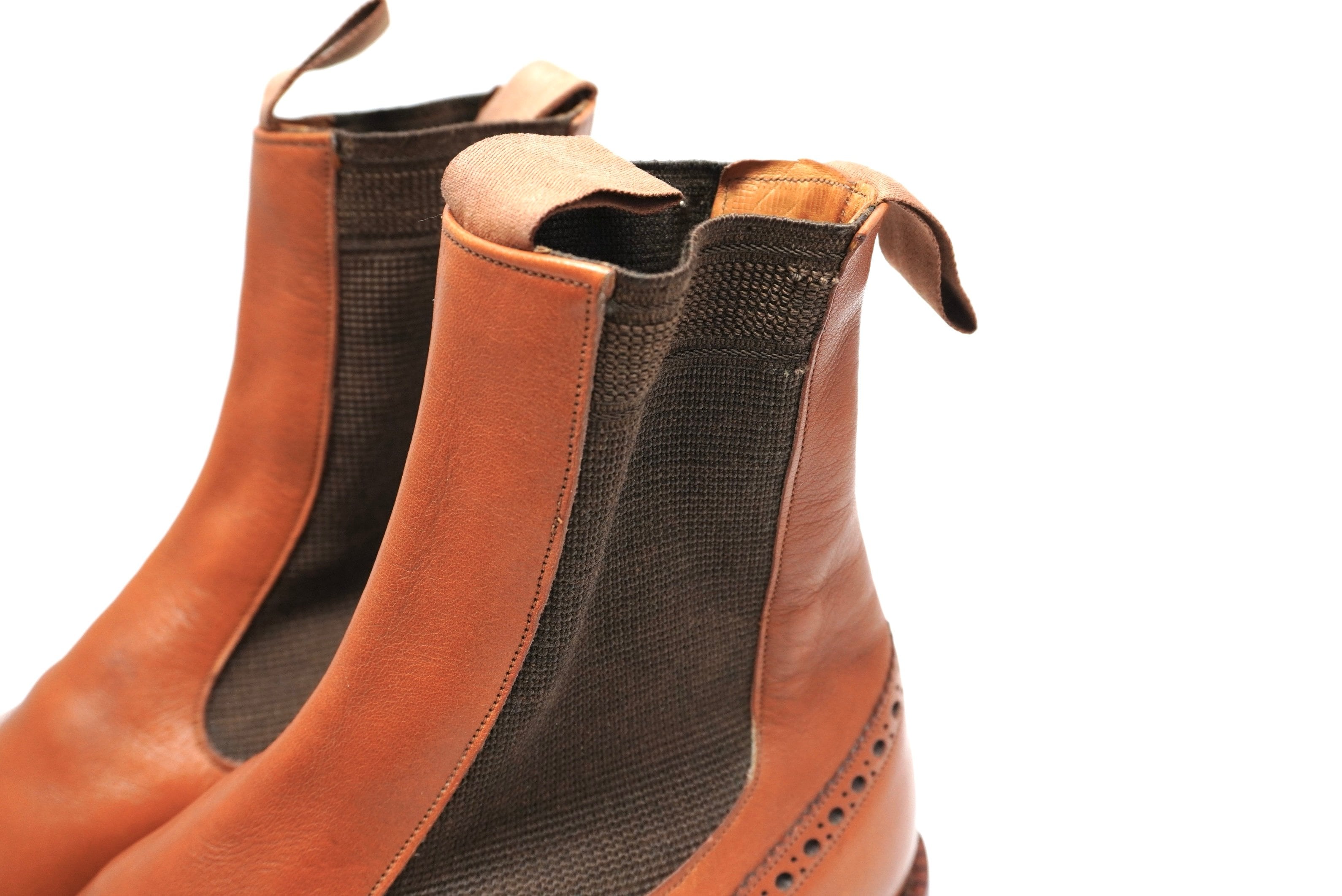 TRICKER'S】筆記体ロゴ Side Gussets Boots C-Shade UK8-5 | UNION