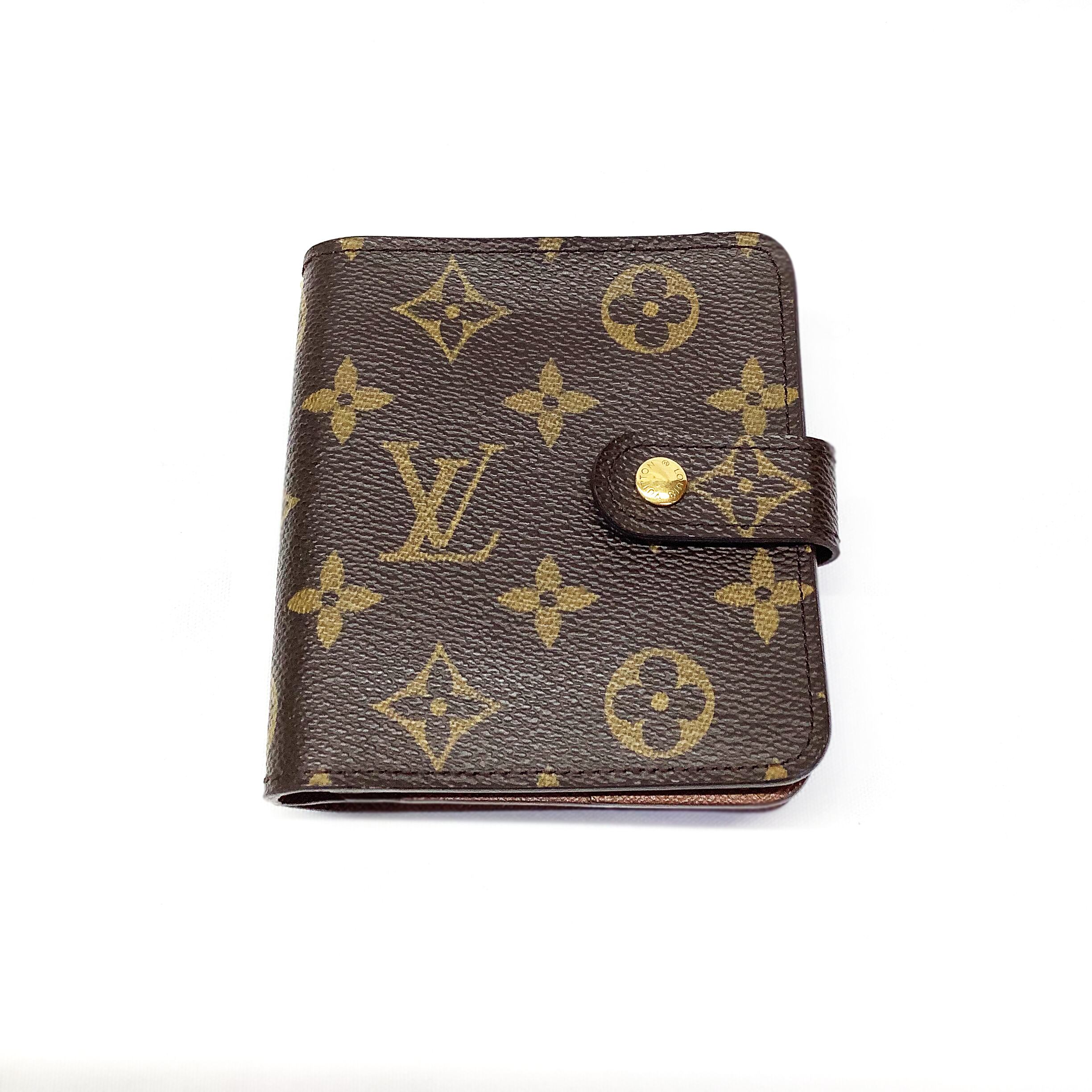Louis Vuitton モノグラム 二つ折り コンパクト ジップ ウォレット 財布 / ルイヴィトン M61667 （2801）