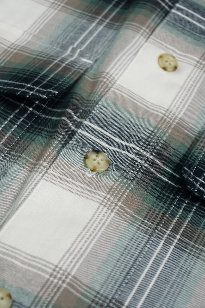 Cotton Chambray B.D. Check Shirt