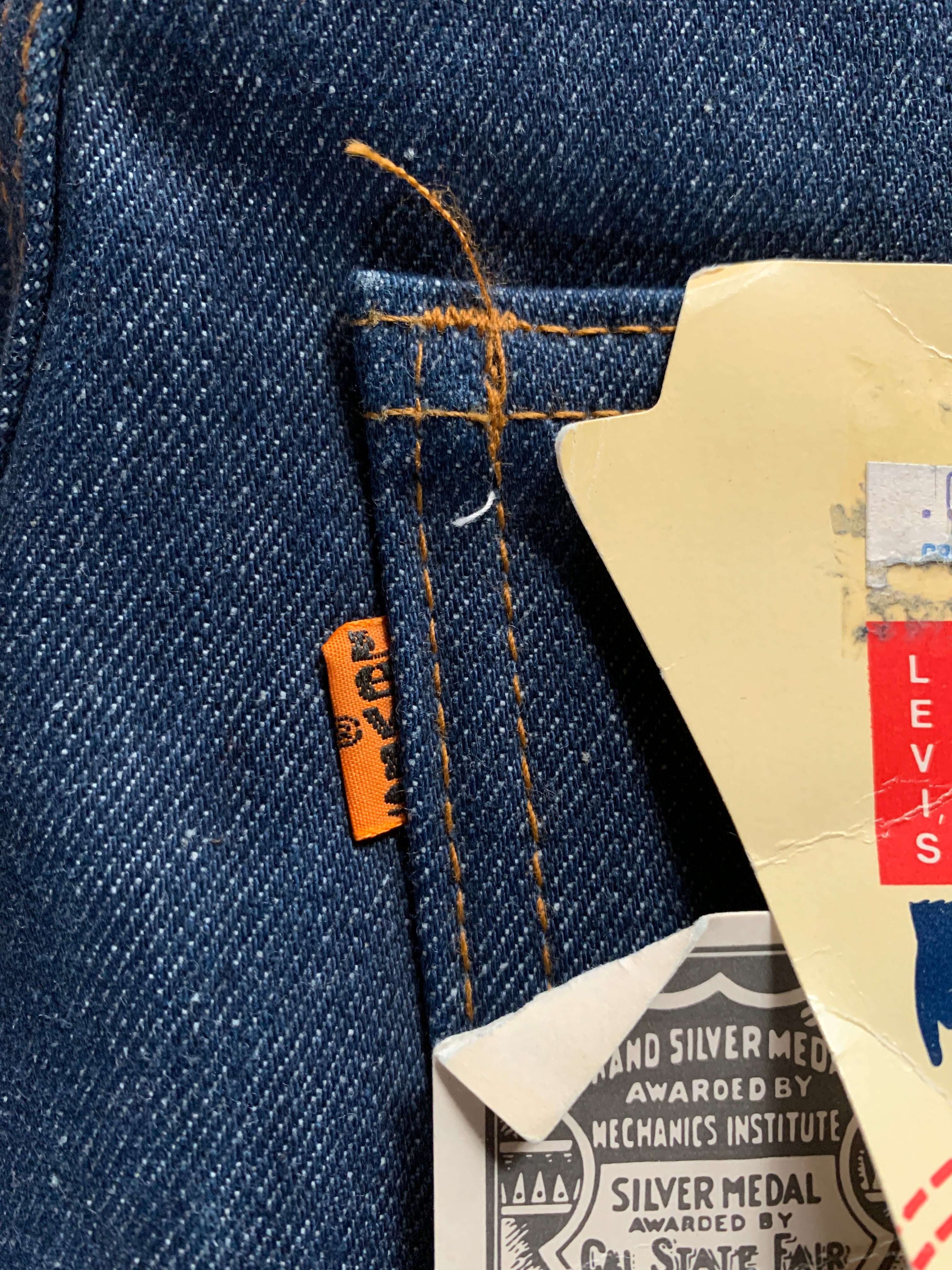80's Levi's 20505 オレンジタブ デニムパンツ DEADSTOCK 表記 (29×34) USA製