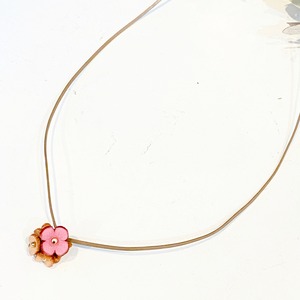 【完成品】アナベル プチチョーカー(花色ピンク＆ナチュラル）