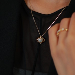 〈再入荷〉オパールK18YGペンダント【WEB限定】48844