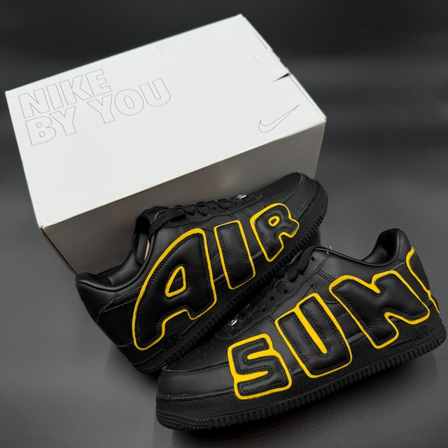 ×CACTUS PLANT FLEA MARKET NIKE BY YOU AIR FORCE 1 LOW BLACK YELLOW CK4746-991