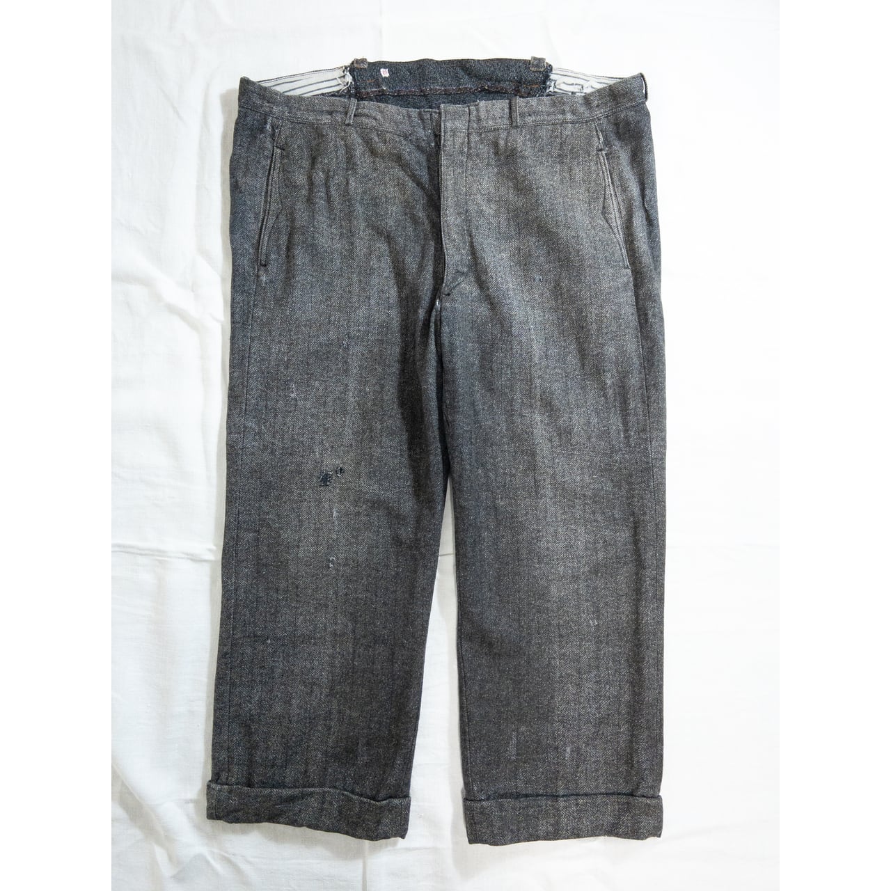 パンツ 30s French vintage wool trouser 30s French vintage wool trouser