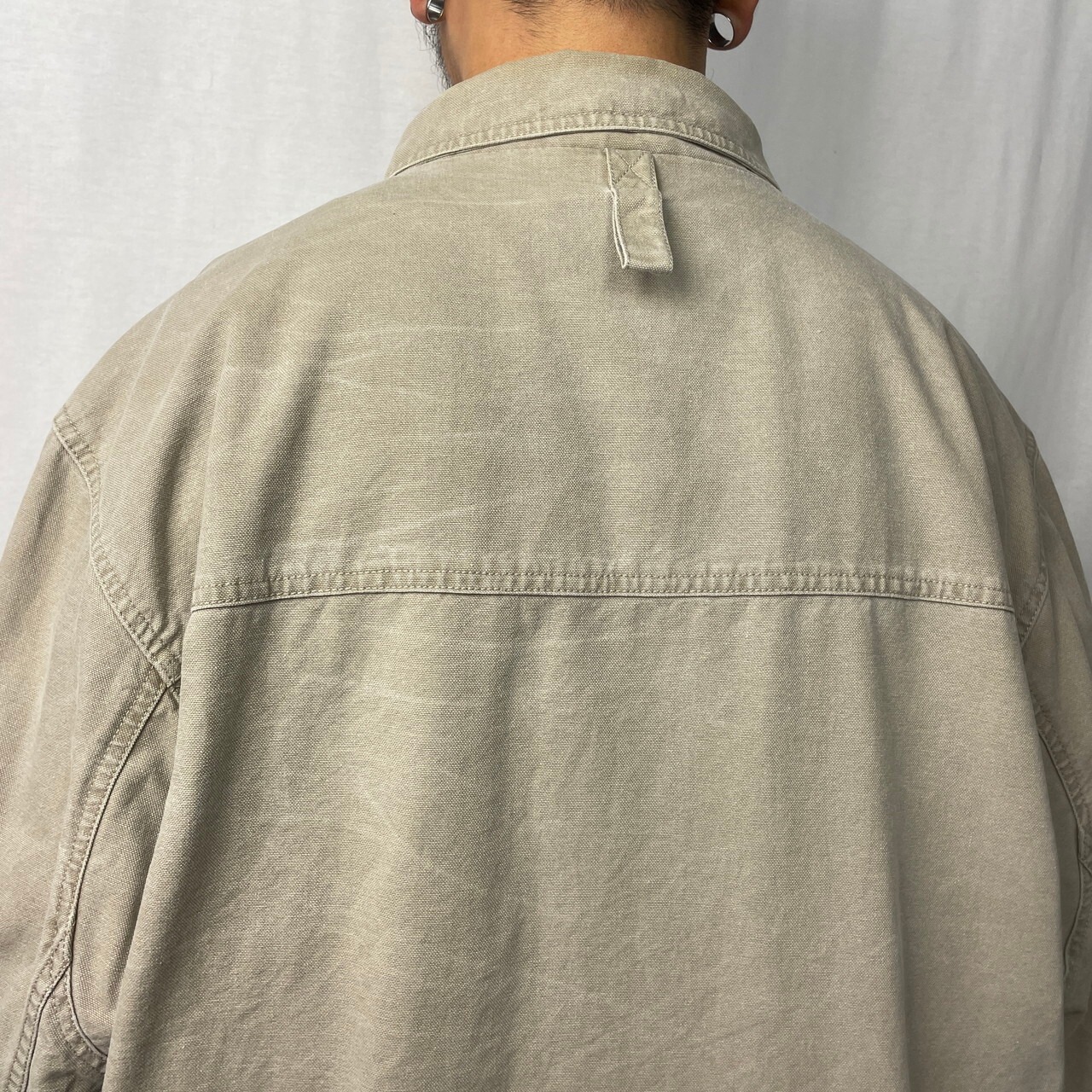 80〜90年代 黒タグ Eddie Bauer エディーバウアー ダック地 スポーツ 