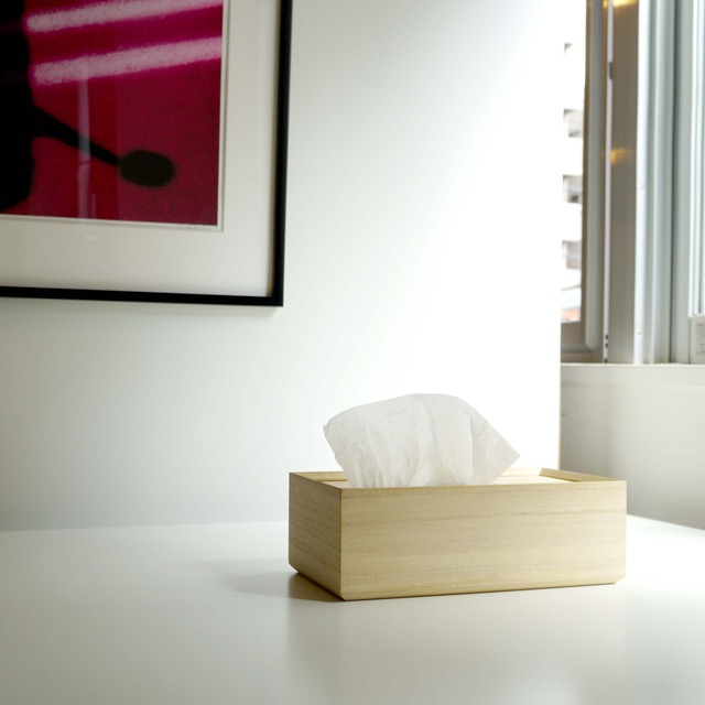 ティッシュケース [桐]