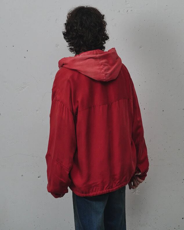 26SS】ANCELLM CUPRO REVERSIBLE JACKET(RED) ANC-JK81 | IAAAM ONLINE
