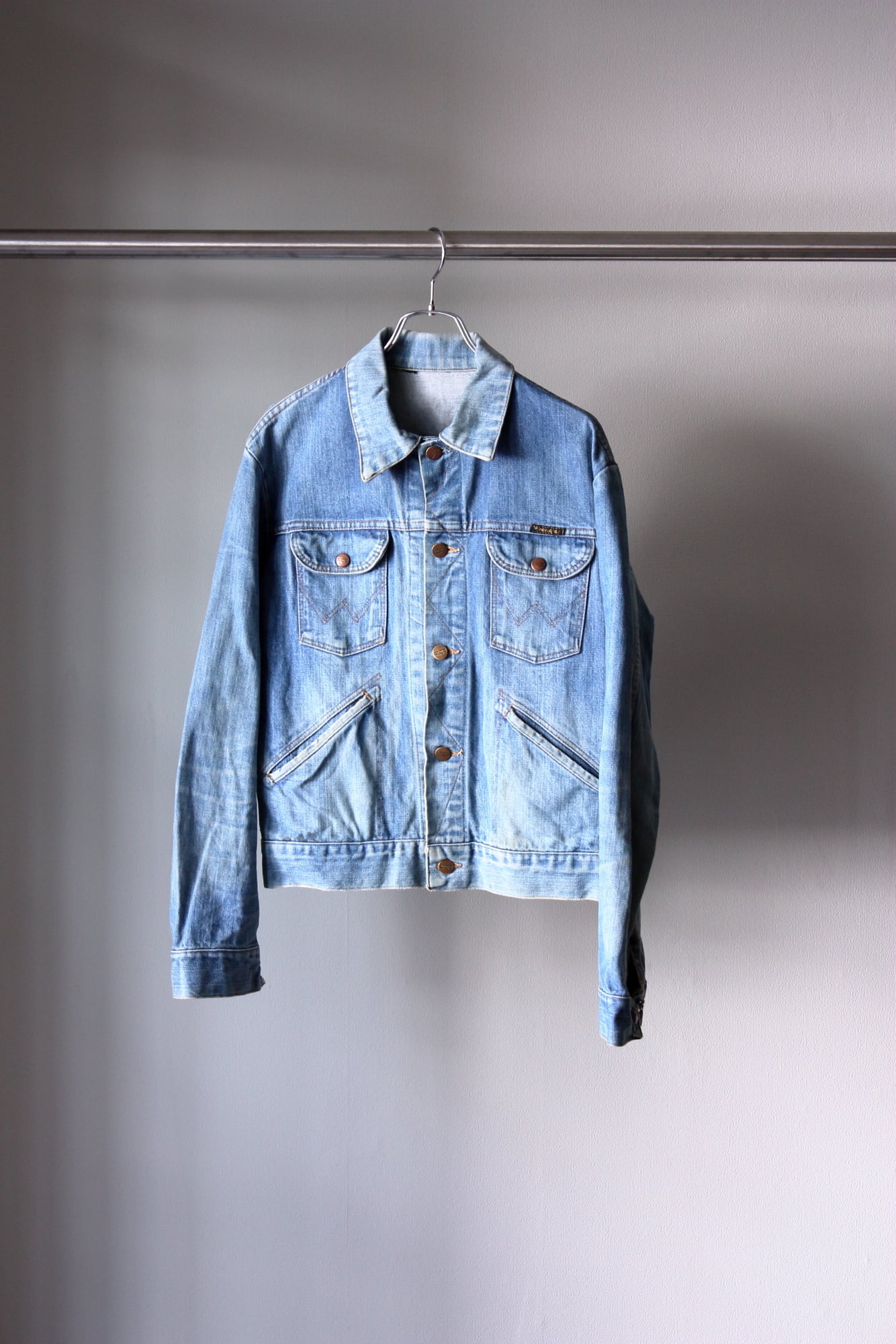 70s Euro Wrangler 124mj Denim Jacket | Swallow Equipments