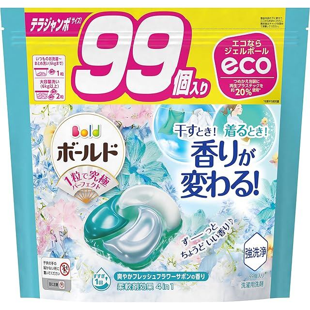 Bold ボールド 洗濯洗剤 ジェルボール 4in1 さくらフローラル 詰め替え