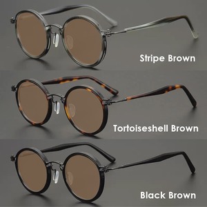 Titanium Acetate Sunglasses -oval- / チタン アセテート サングラス -オーバル-