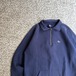 STUSSY / 90’-00’s half zip sweat size L