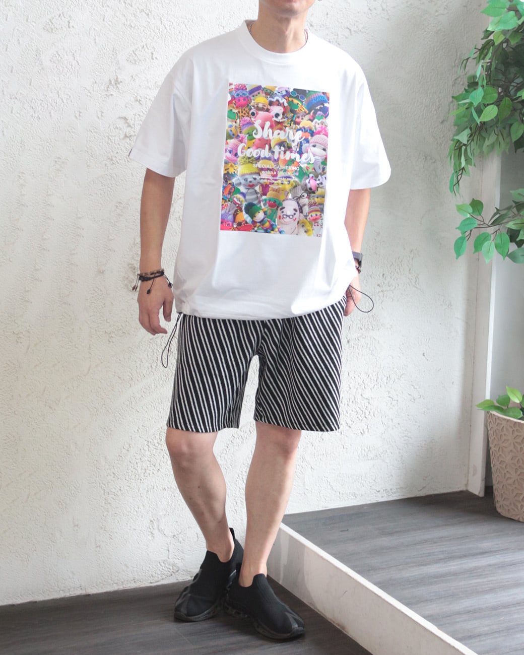 waka x NomA】スペシャルコラボTシャツ/裾ドローコード (260700