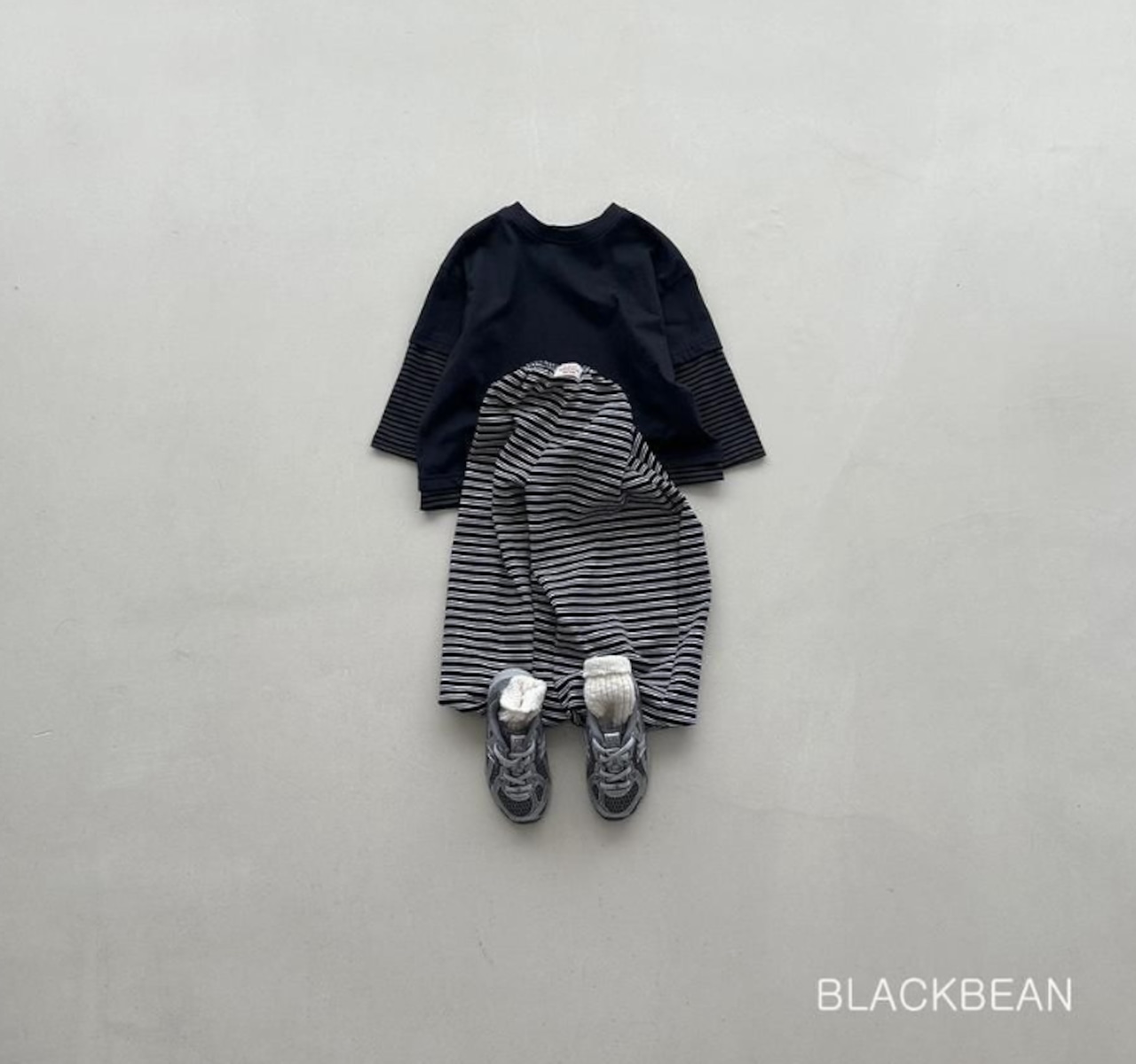 【取寄】Blackbean リッチTシャツ|秋服|韓国子供服|26/AT