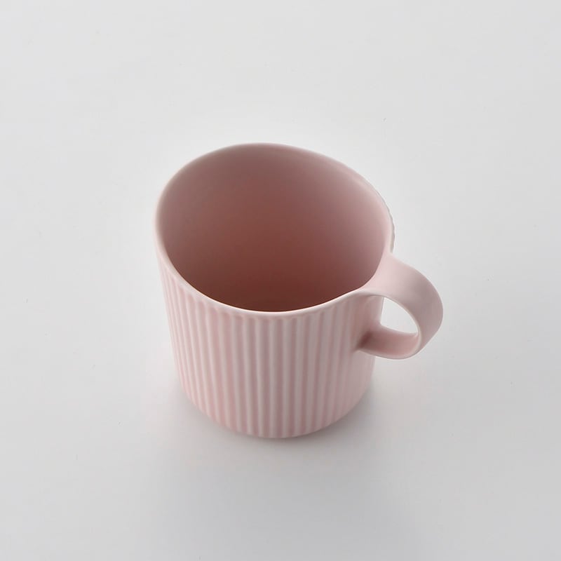 線彫 ピンク マグカップ大0095460240 | 波佐見焼ショップ ミニョン