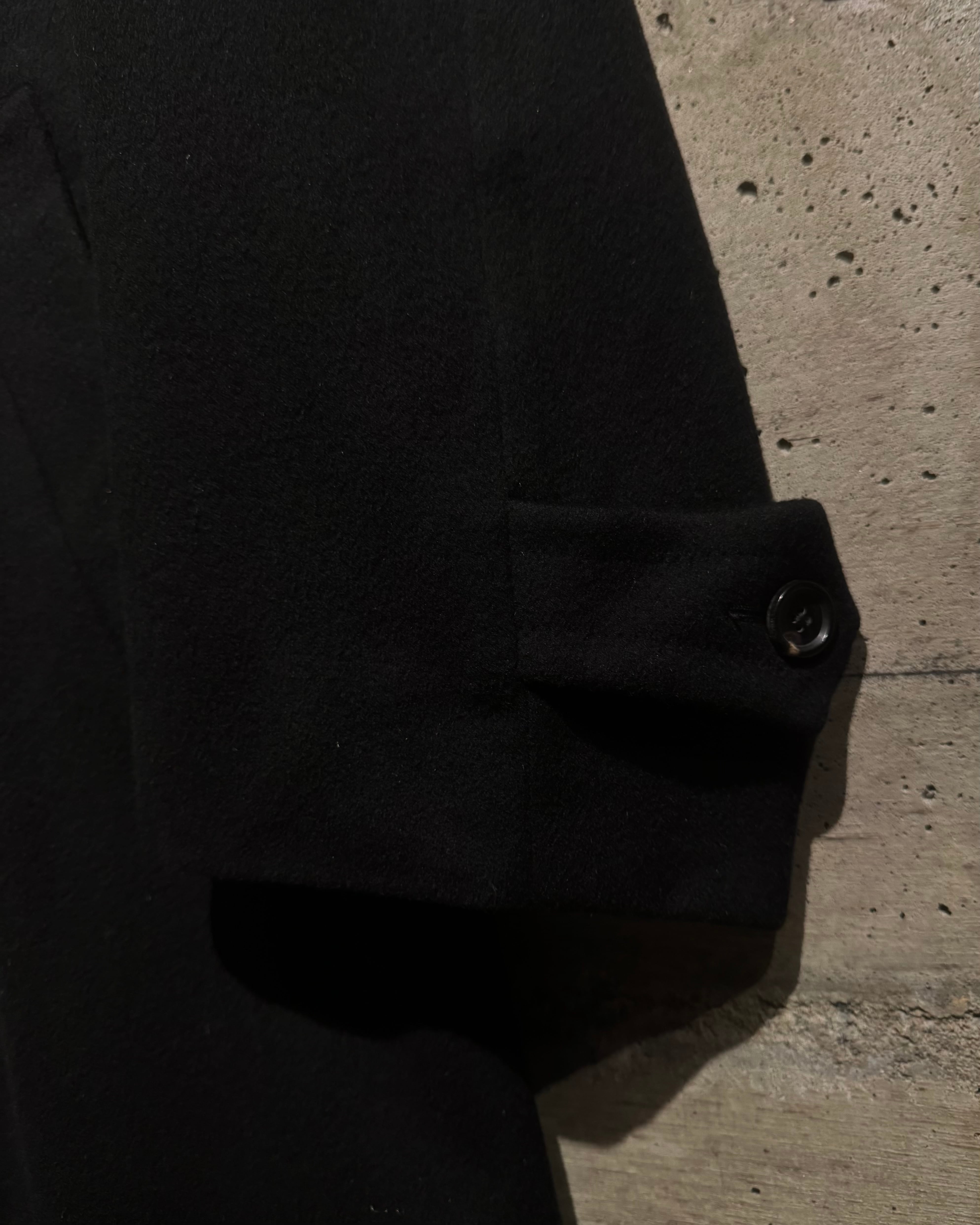 KKK7様　下段 Caka】“Ermenegildo Zegna”Textile Super Long Stain Collar Coat
