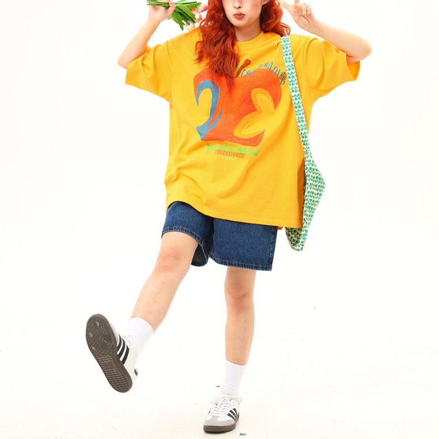 art apple design short-sleeve tee　アートアップルデザイン半袖ティー　J1970