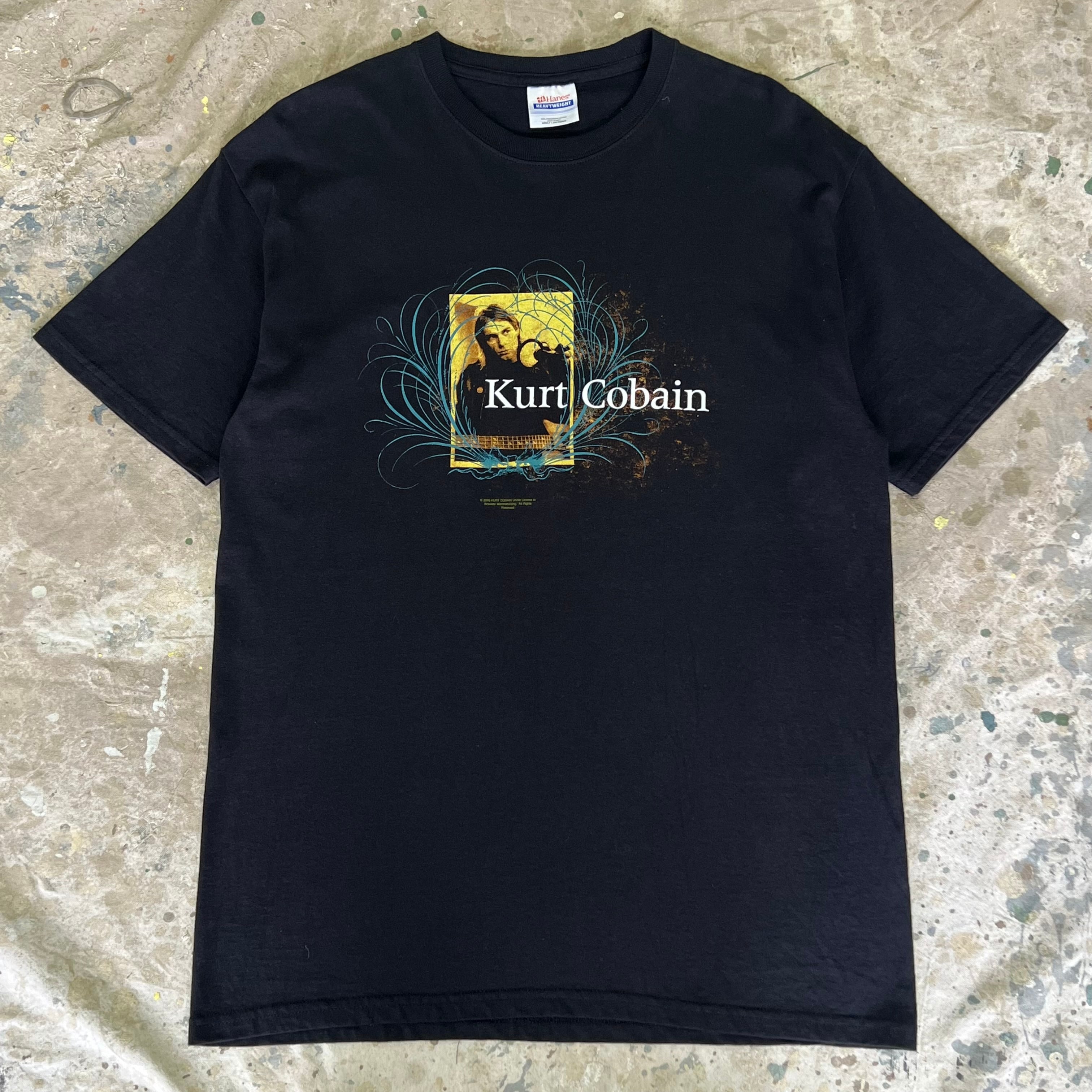  Cobain Tシャツ Sサイズ 黒 00s Kurt Cobain Tシャツ NIRVANA ブラック L | 古着屋 savvy vintage