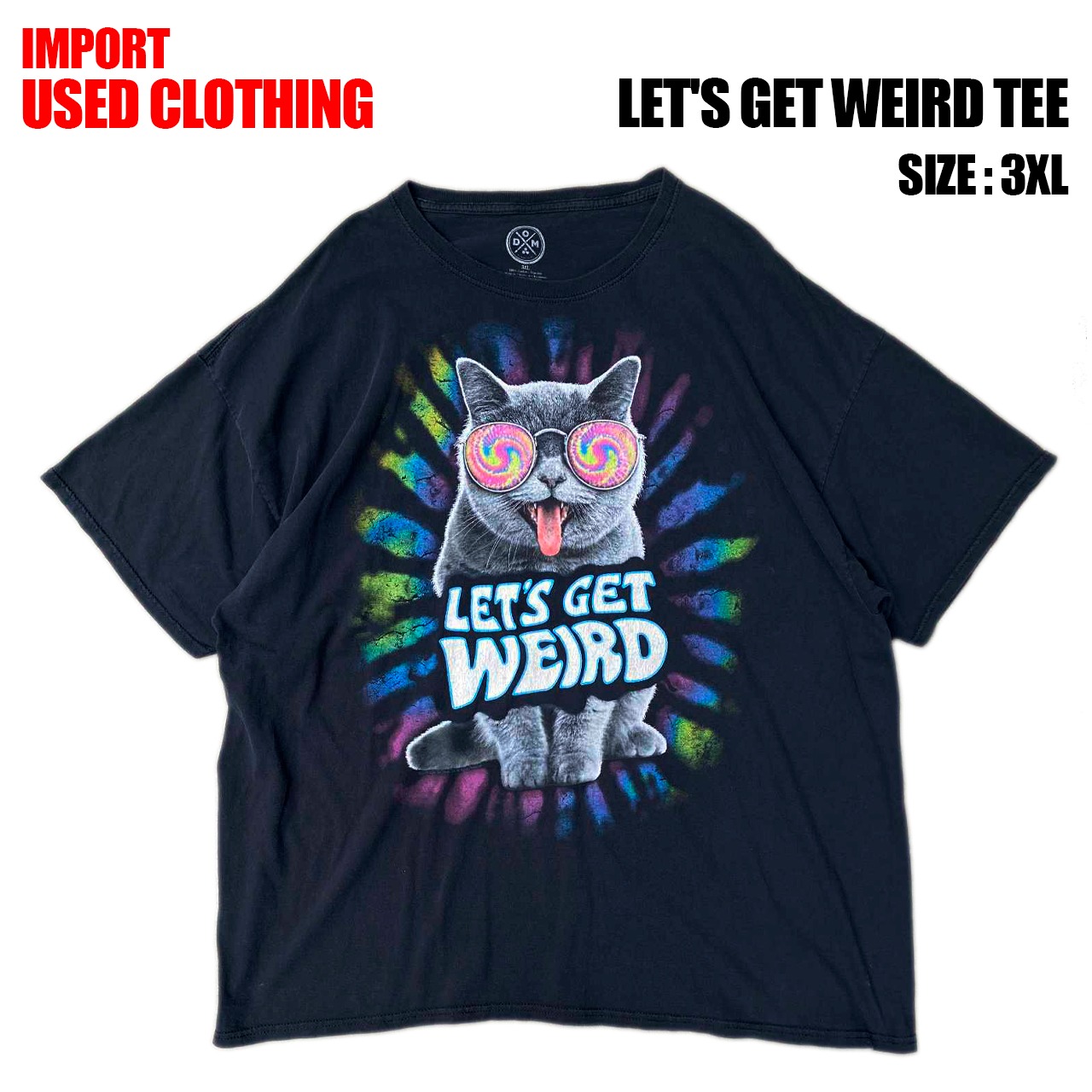 【USA古着】LET'S GET WEIRD TEE (size 3XL)