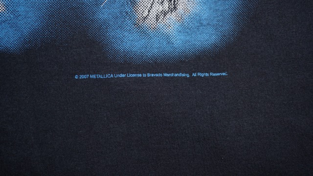【L】メタリカ 2007  ヴィンテージTシャツ ライドザライトニング