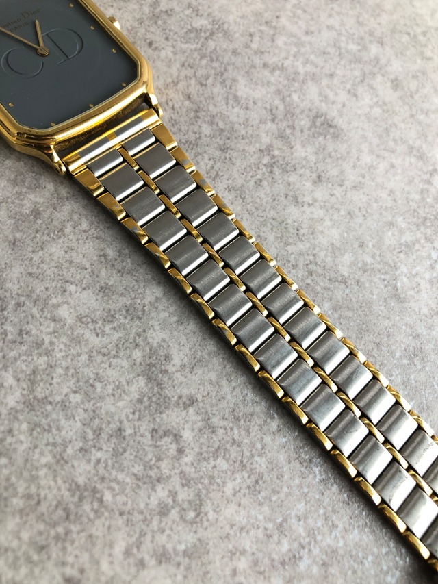 Christian Dior クリスチャン ディオール 腕時計 ゴールド×シルバー ステンレススチール クォーツ 41.12.01 vintage ヴィンテージ オールド 6gfb2c