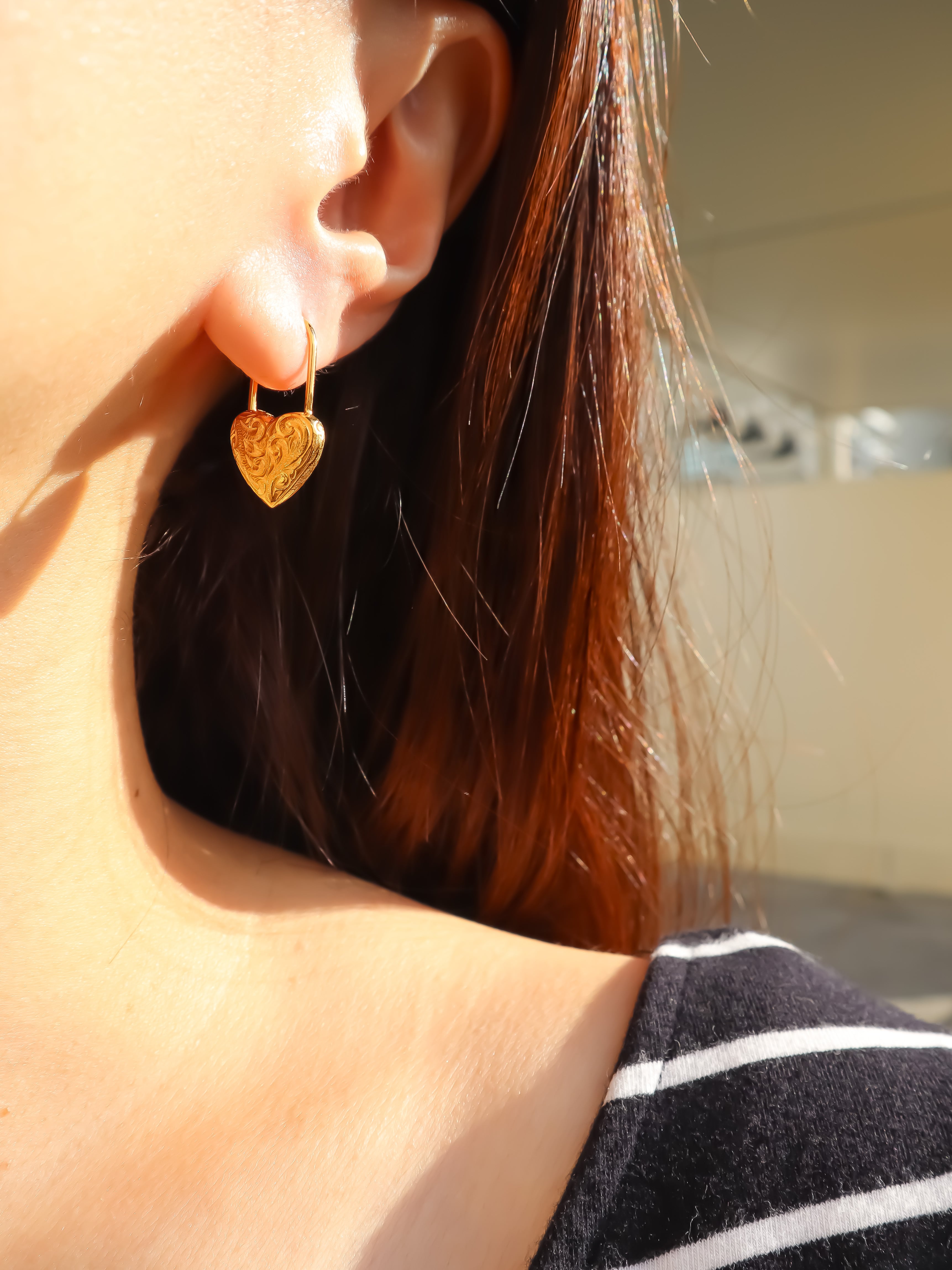 2way Heart padlock pierce | IRIEBEACH