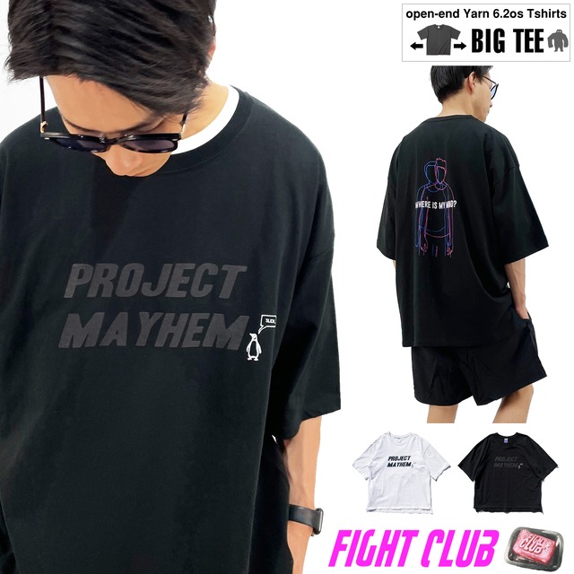ファイトクラブ 「PROJECT MAYHEM」FIGHT CLUB　プロジェクトメイヘム「 BIG FIT 」 Tシャツ 1401-fc-mayhem