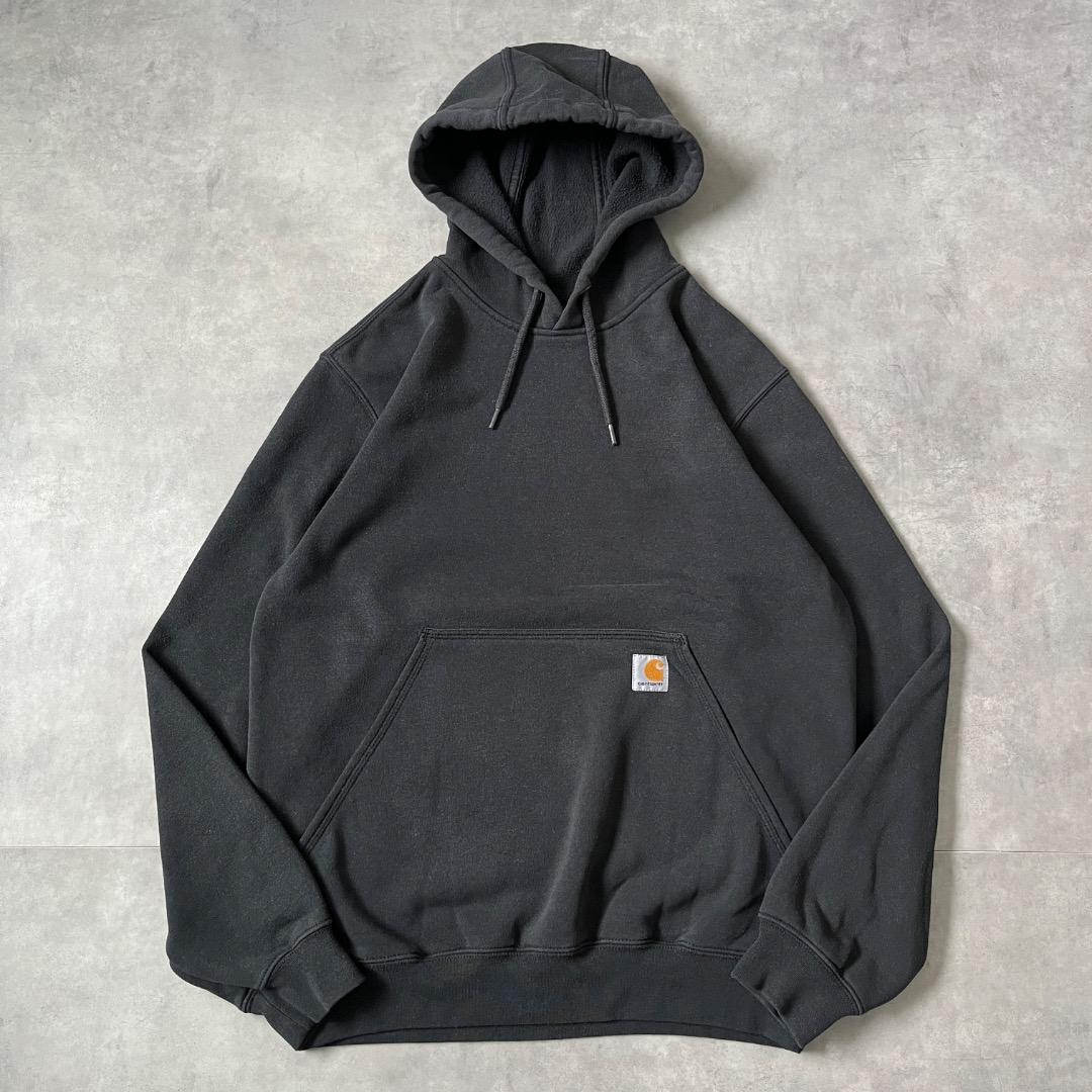 carhartt カーハート パーカー 古着 アクティブ S 黒 17973
