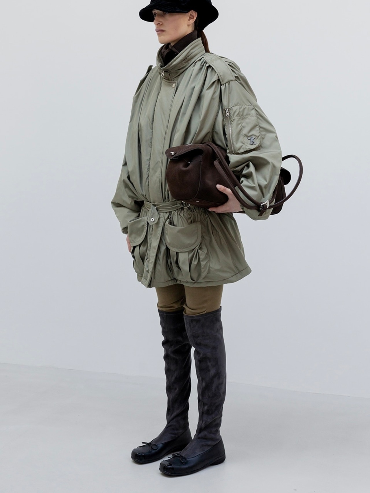 【26AW | WOMEN】OPEN YY オープン ワイワイ/ ジャケット / BELTED CARGO FIELD JACKET  YY263JK001 - 5