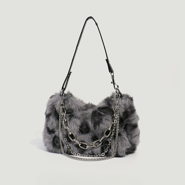 Faux fur underarm bag (ME315)