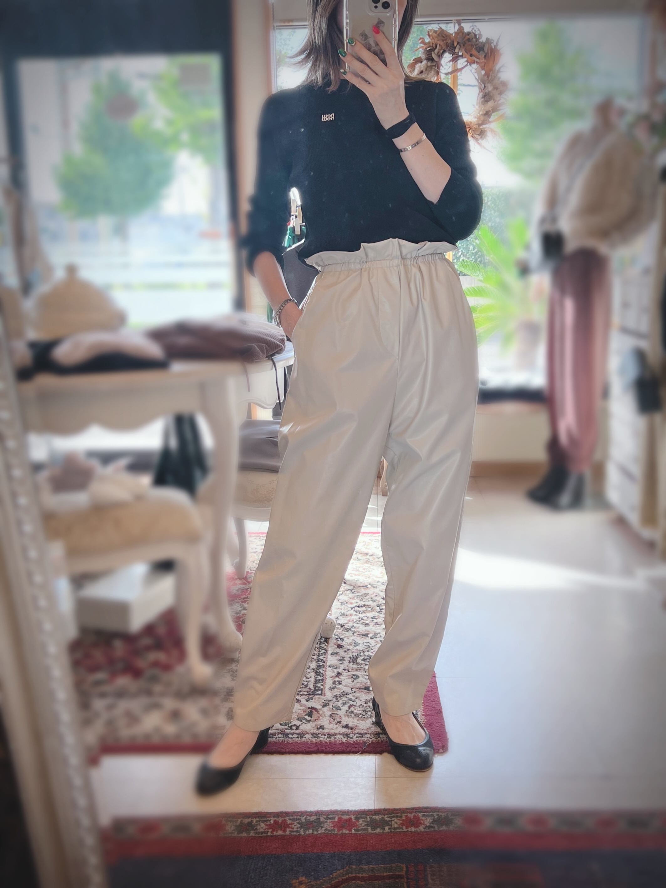 FOUNDOUR ファウンダ 25SS TWILL PANT ベージュ FOUNDOUR (ファウンダ) 25SS 