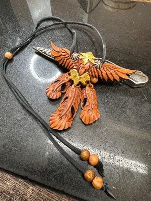 イーグル925 幼 革 幸運 蛇ハンドメイド！