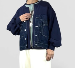 QTUME  デニムxダンボールジャケット  612-24015