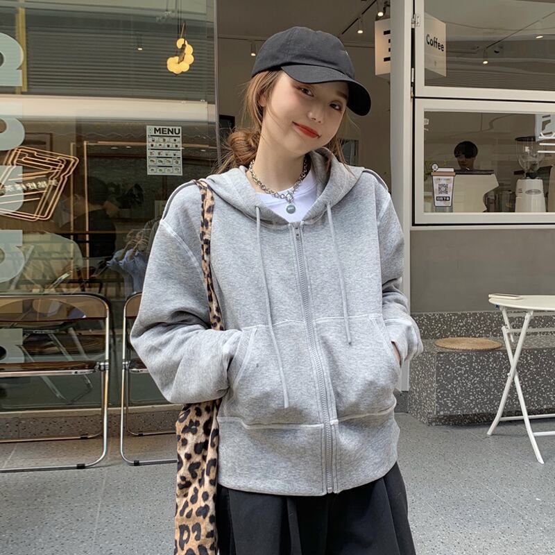 グレーセーター カジュアルジャケット サマールーズ薄手トップス 夏物 スーパーモール35389691151