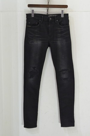 HYSTERIC GLAMOUR 0261AP14 ダメージブラックデニム