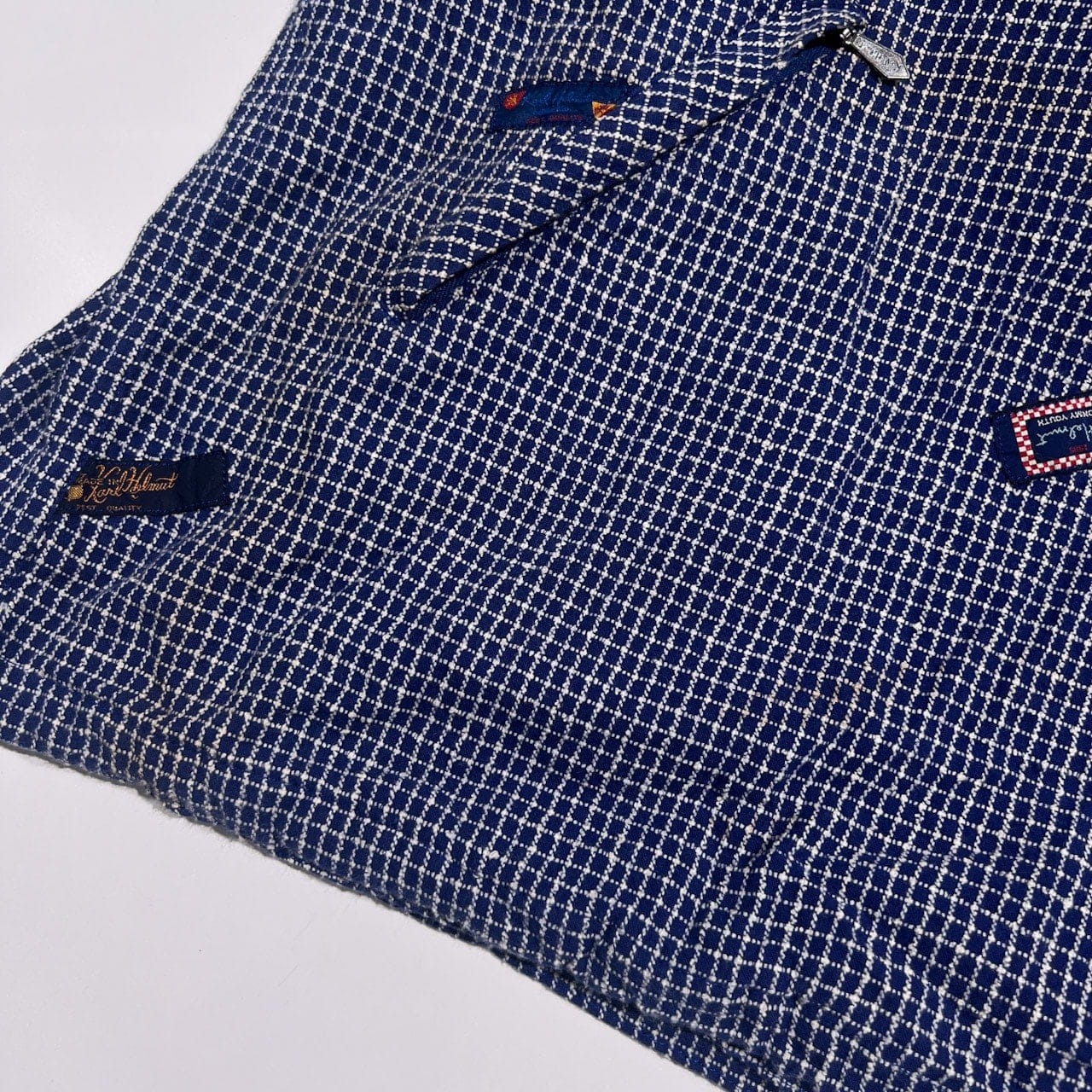 Karl Helmut カールヘルム ハーフジップ プルオーバー パーカー パープルブルー/アノラック