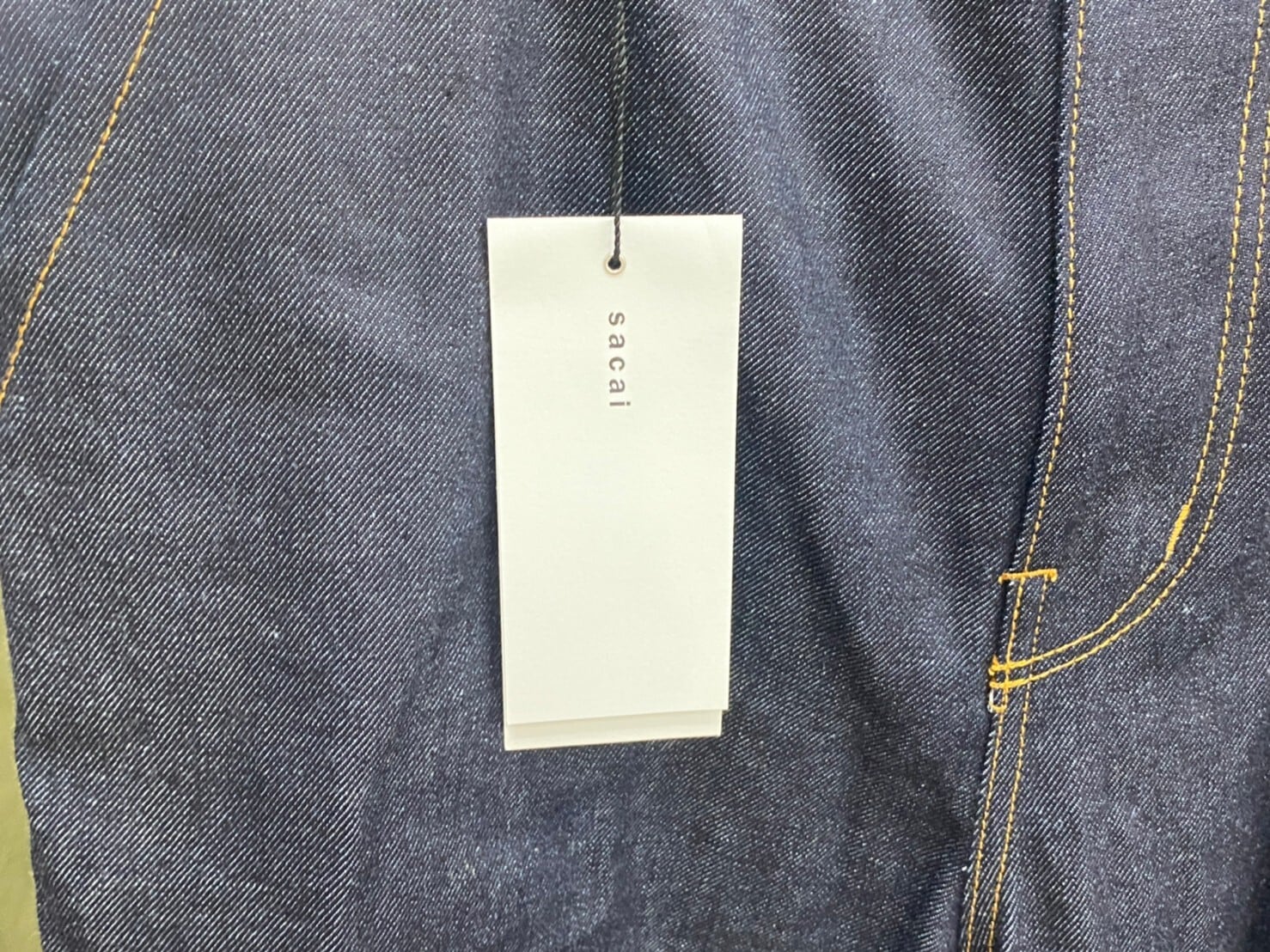 sacai 22SS BELTED DENIM 1 INDIGO 22-02720M 197141 | BRAND BUYERS OSAKA