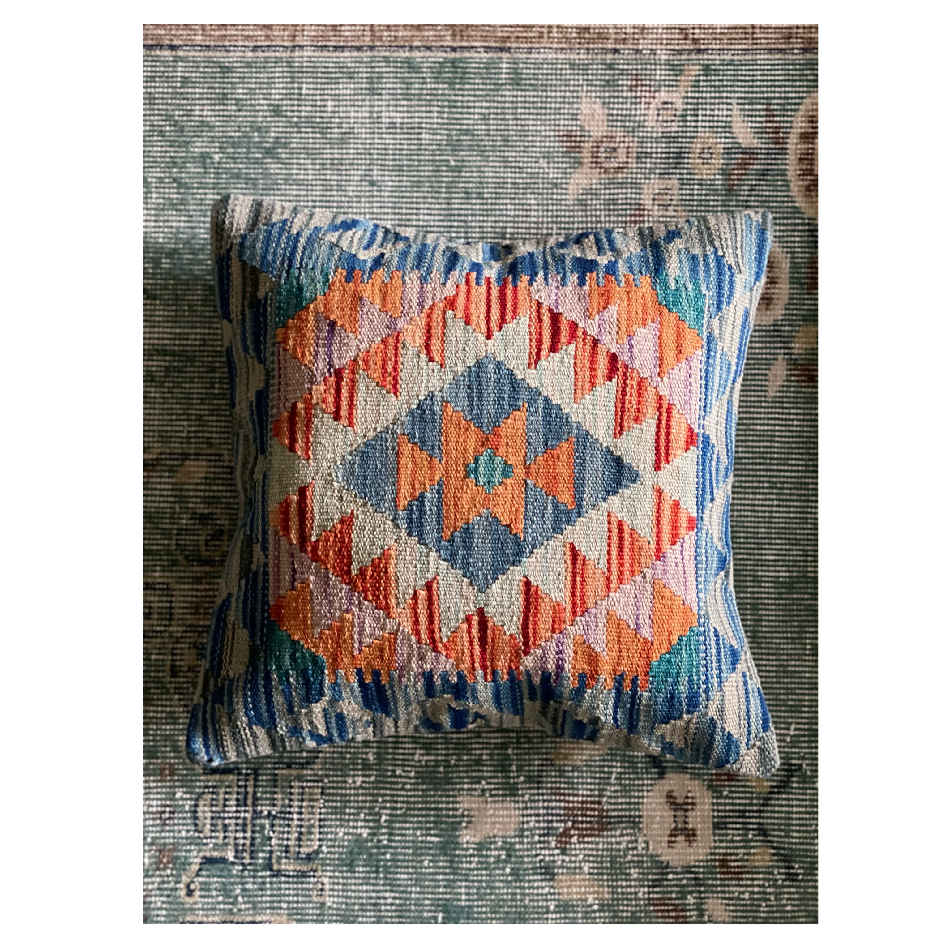 KP0013 44×45cm Old kilim pillow cover クッションカバー ピローケース ピローカバー キリムクッション キリム  キリムピロー pillow cover cushion cover