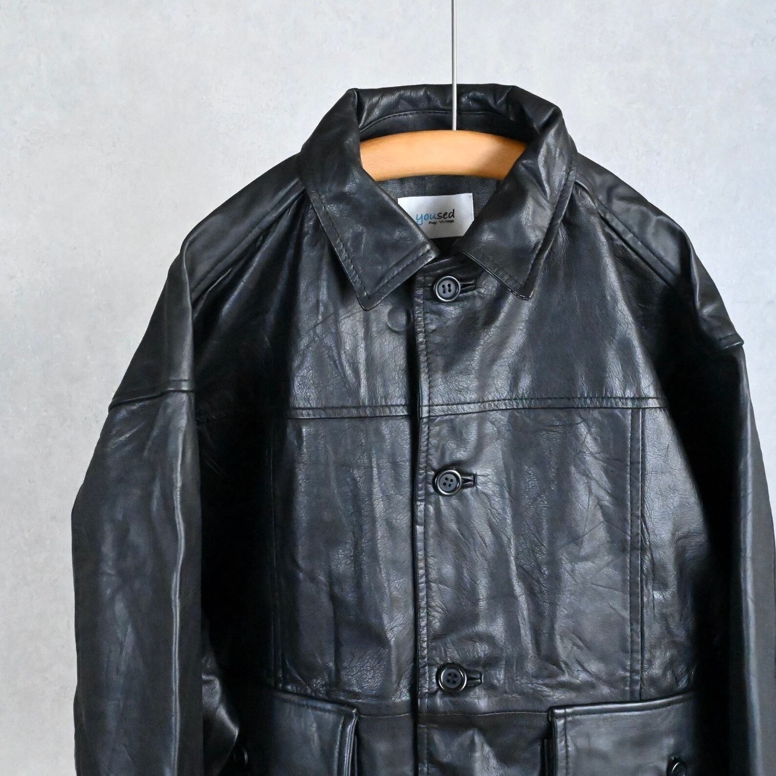 25AW》【YOUSED】 FRENCH ANTIQUE LEATHER JACKET フレンチ