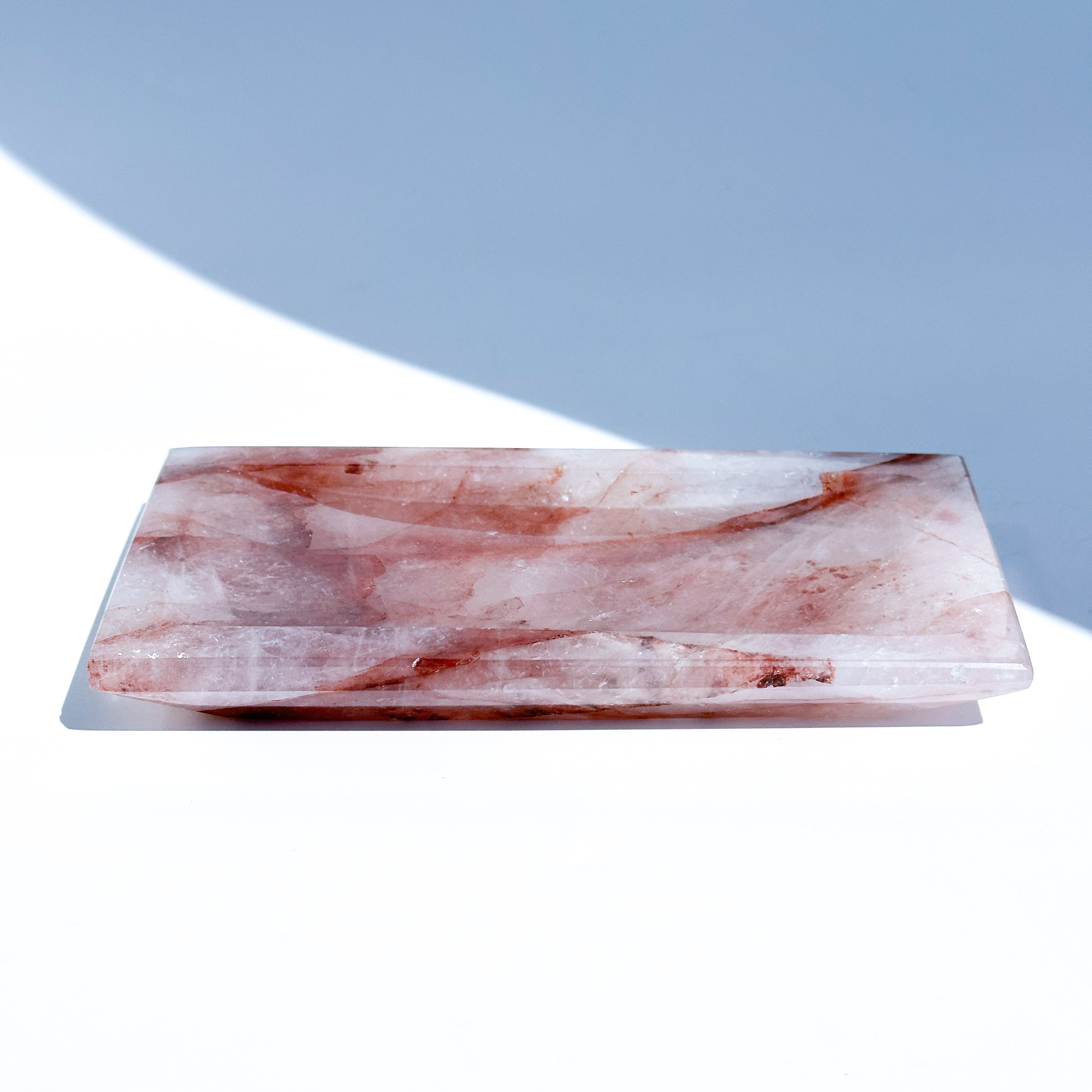 レッドヘマタイトクォーツのトレー 03◇ Red Hematite Quartz
