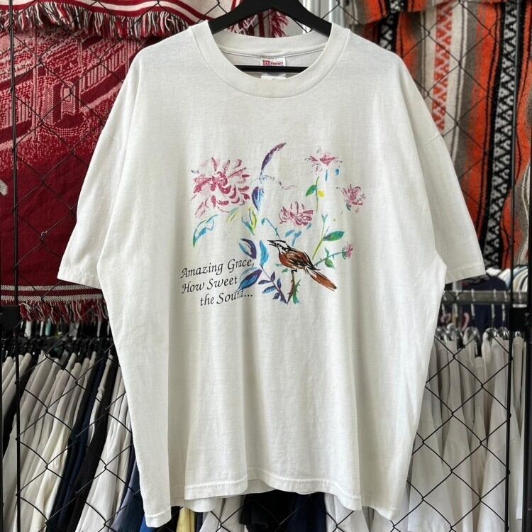 vintage USA製 半袖　Tシャツ 鳥 アニマル