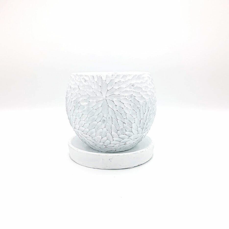 raraiuvant 陶器鉢 ホワイト SMサイズ