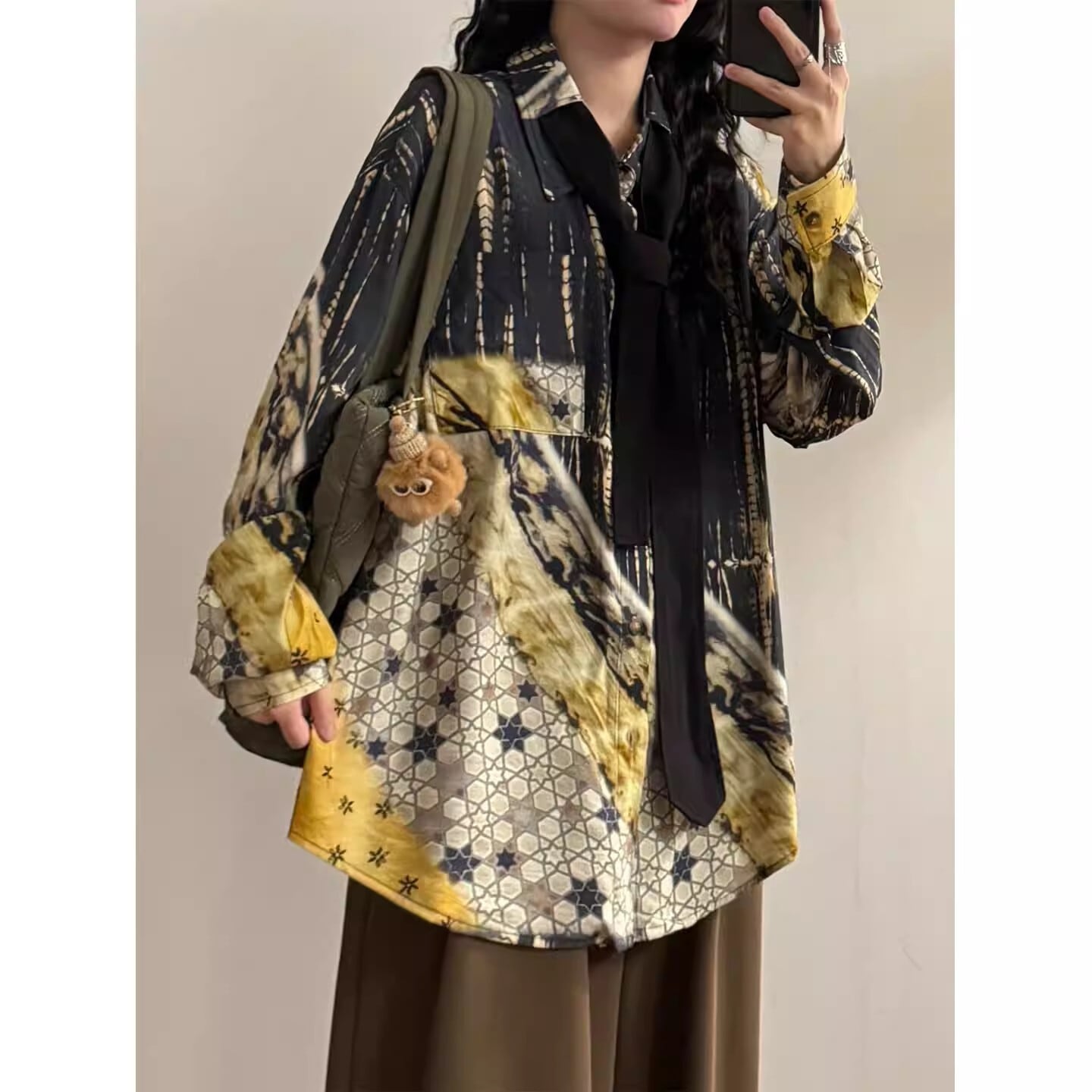 ❀春新作、個性派のプリントシャツ！【UATONLINEシリーズ】☆シャツ