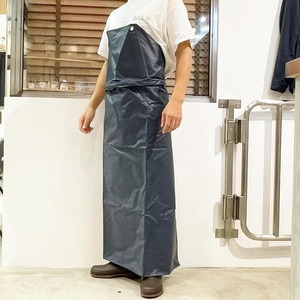 One-touch waterproof apron       Navy / White