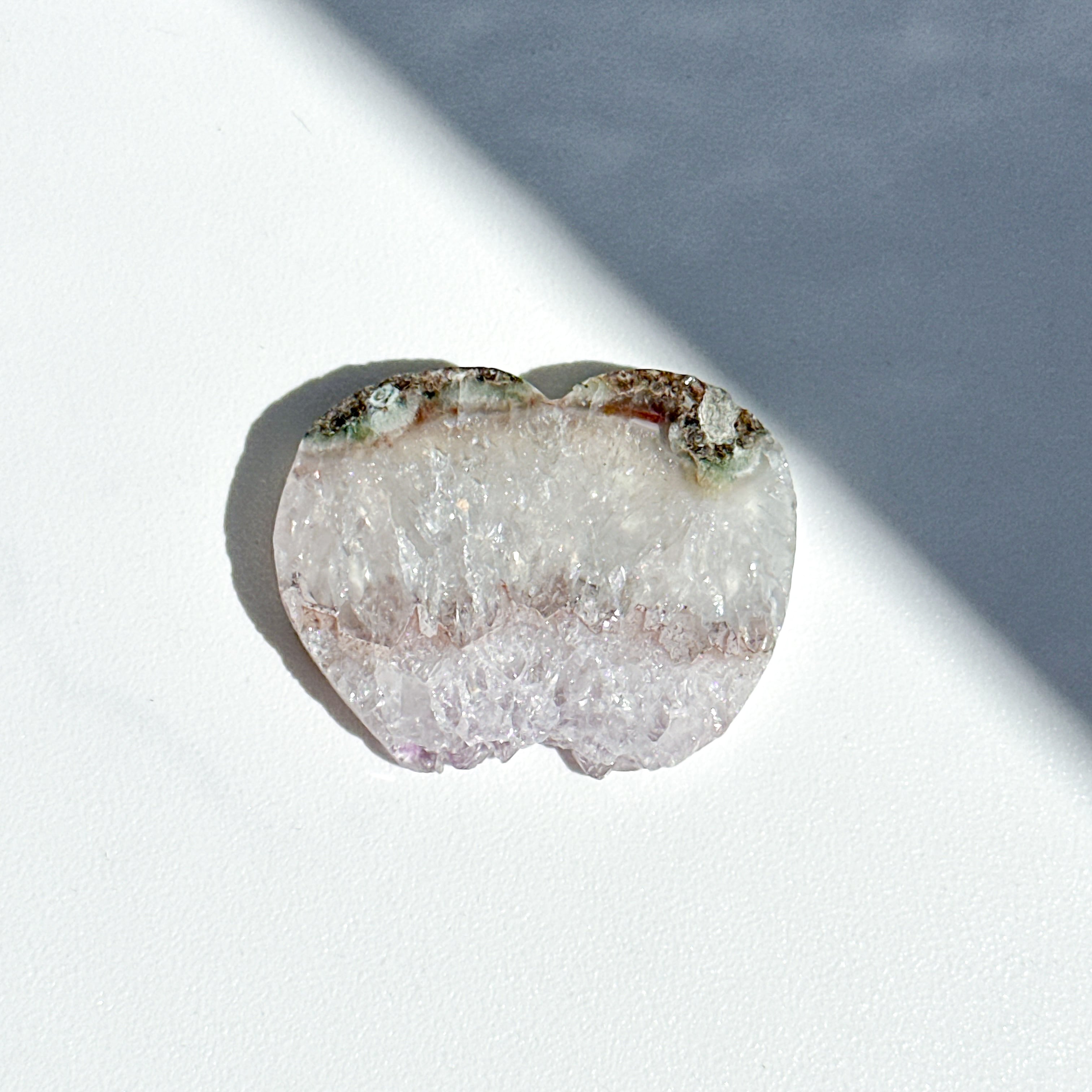 アゲート×アメジスト ハート01◇ Agate× Amethyst ◇天然石・鉱物・パワーストーン・インテリア