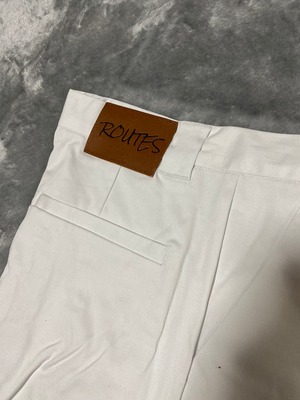work pants / ホワイト / rou032